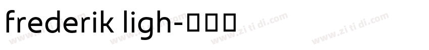 frederik ligh字体转换